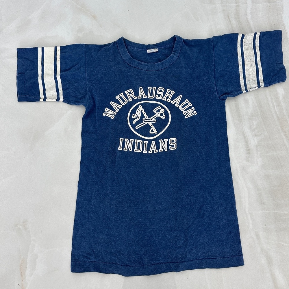 Vintage 1975 Nauraushaun Elementary School Pearl River, NY Nauraushaun Indians T